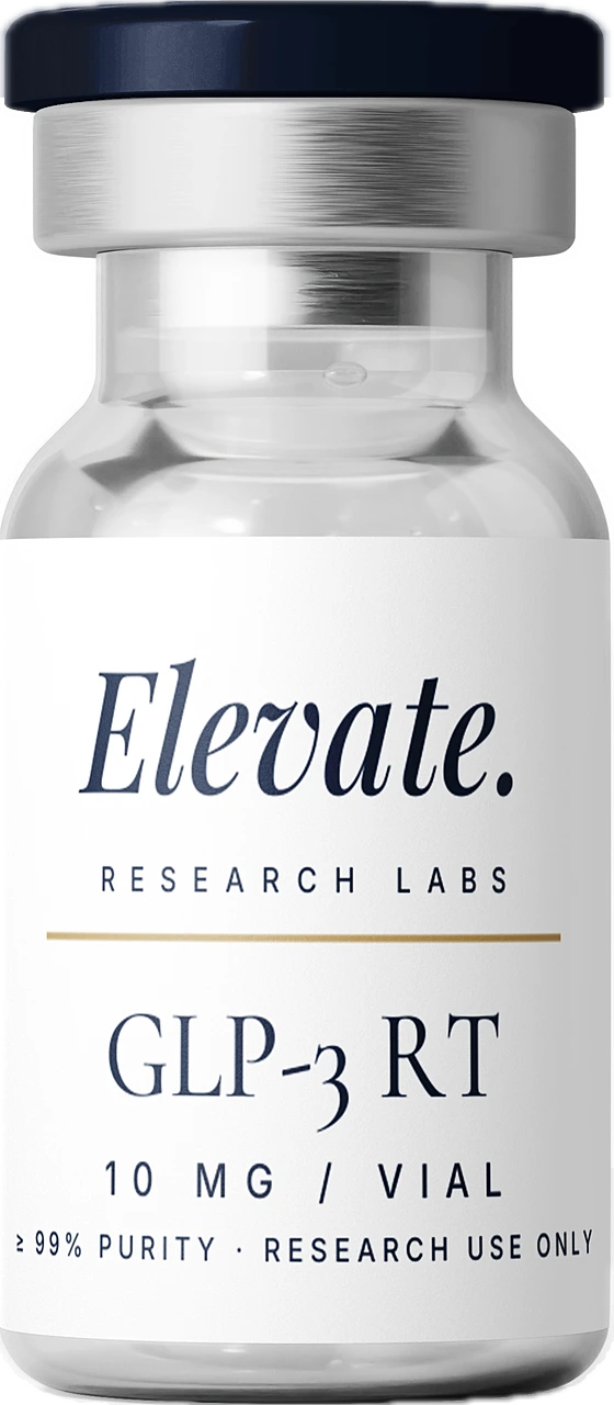 A sealed GLP-3 RT research vial